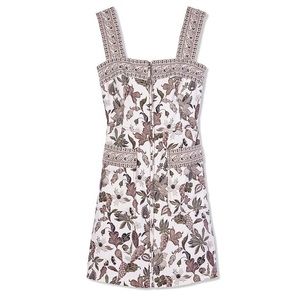 Tory Burch New Ivory Wisteria Dress